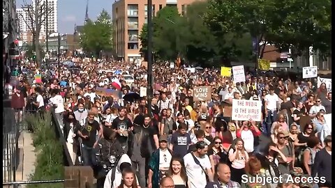 4yrs ago May 29 2021 BLATANT MEDIA LIE!!! Only Hundreds?? London England UK Freedom Rally March Protest