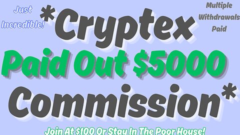 💰Powerful Cryptex Success Story 💰|$5000 Commission Withdrawn By Investor!