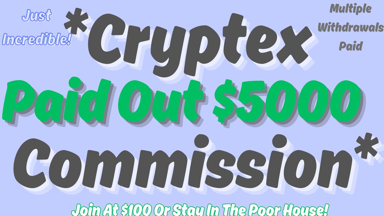 💰Powerful Cryptex Success Story 💰|$5000 Commission Withdrawn By Investor!