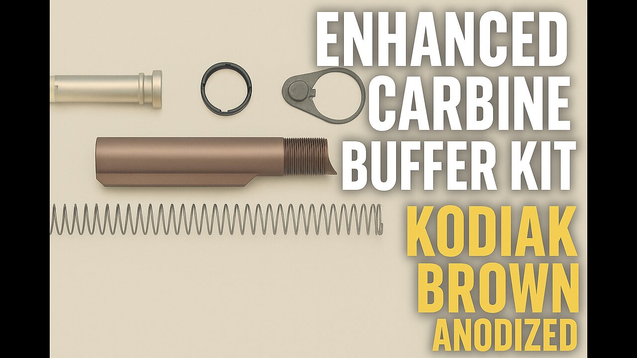 Aero Precision AR-15Enhanced Carbine Buffer Kit in Kodiak Brown