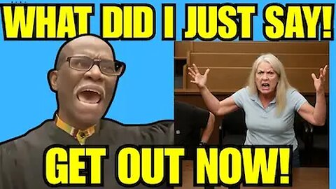 BEYOND PISSED Judge SNAPS And Throws Out Raging Karen!