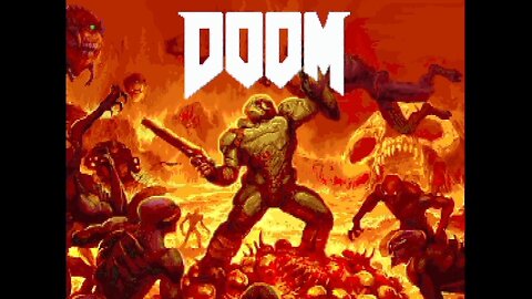 Doom 4 (2016) mod for Doom 1993 - E1M1 to E1M4