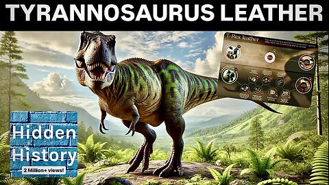 UK scientists claim to have created first ever lab-grown T. Rex leather from DNA