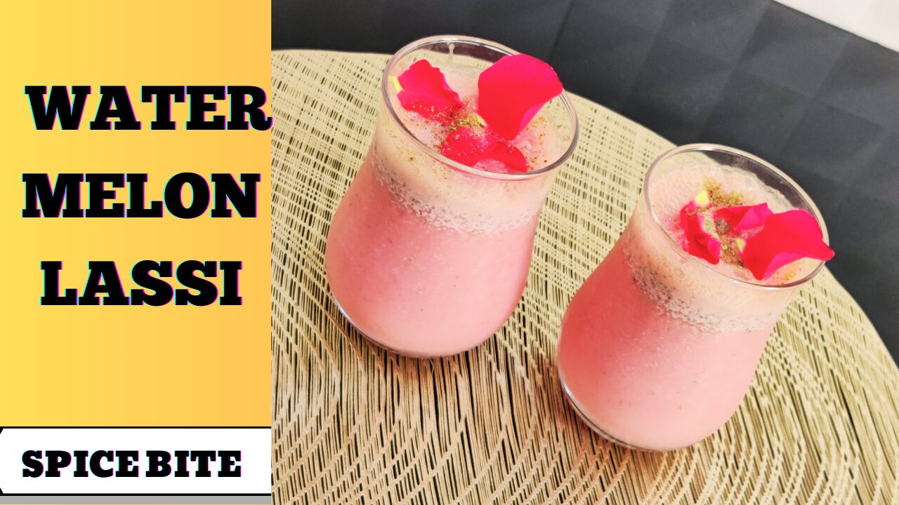 Water Melon Lassi Recipe | Summer Drink By Spice Bite