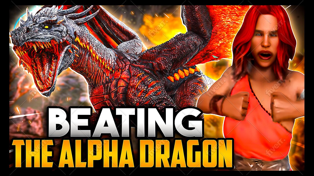 Epic Boss Fight: Beating the Alpha Dragon | Ark ASA
