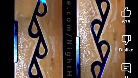 Watching a combustible gas race through a Tesla valve is wild, it glides forward