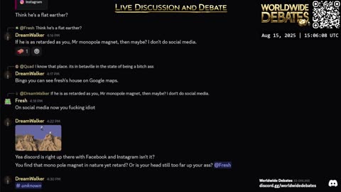0018 - Worldwide Debates LIVE - YouTube/Rumble/Twitch/Kick