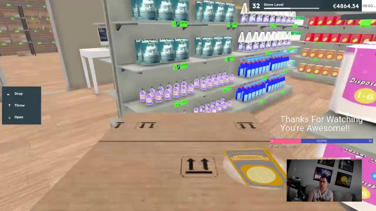 WinWithAndrew - Multi-Stream FB YT Twitch - Supermarket Simulator #businessowner #tips