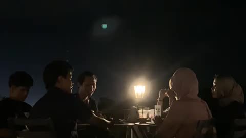 Gathering at Night: Warm Moments Together