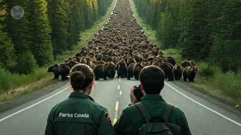 Hundreds of bears block the Icefields Highway. Minutes later the unbelievable happens.
