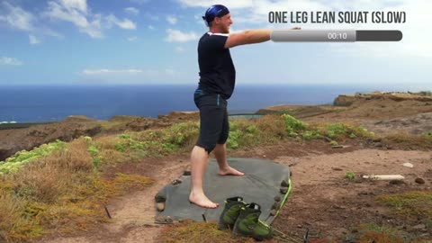 10 Minutes Hiking Workout especially for back and feet Fitness home Workout for Hikers