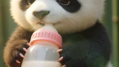 🍼🐼 Milk Time with Molo! Molo The Panda #shahpublishing #molothepanda #cutepanda #savepanda #pets