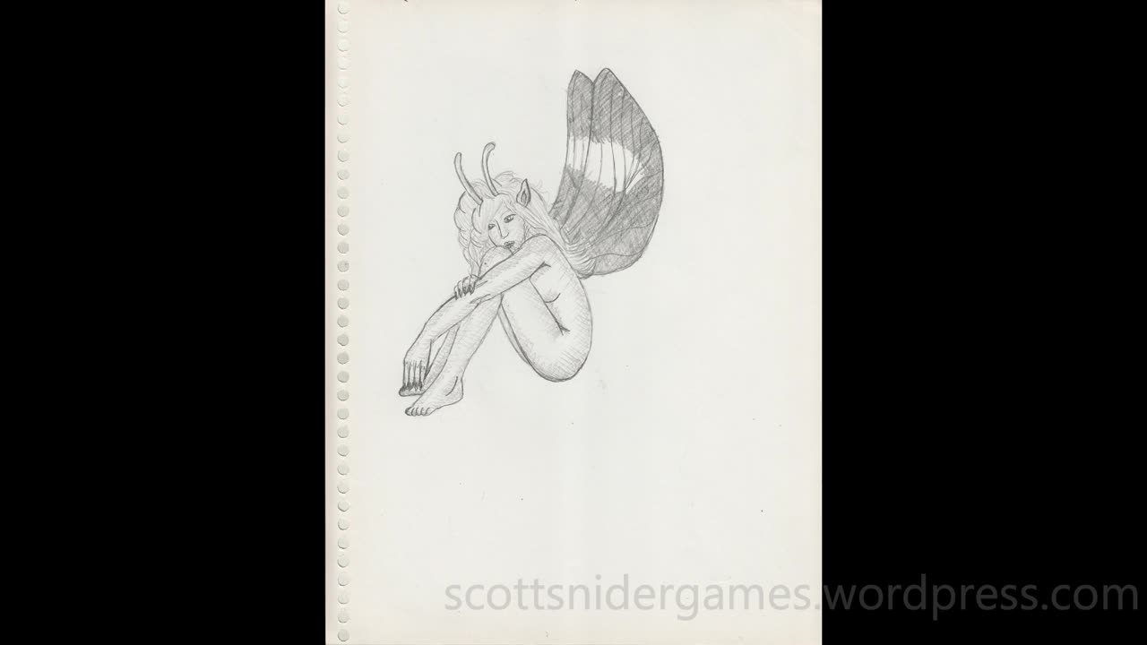 Fairy Pencil Sketch Video #2 (04-13-2025)
