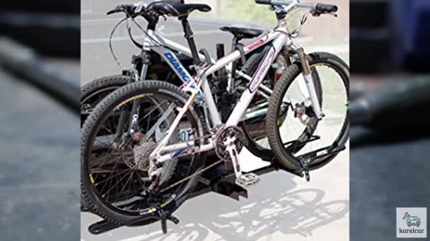 MaxxHaul 50027 Hitch Mount Bike Rack Platform - Style 2-Bike Rack for Cars Truck