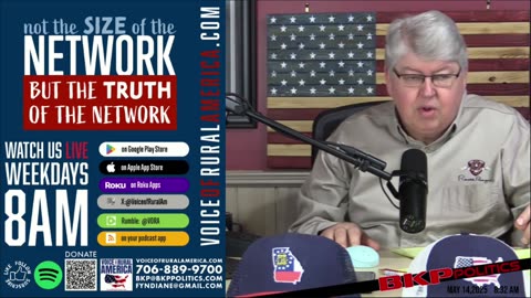 LIVESTREAM - Wednesday May 14, 2025 - 8:00am ET - Voice of Rural America with BKP