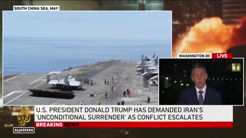 TRUMP DEMANDS IRAN SURRENDER, THE U.S MOBILIZING FOR WAR!!