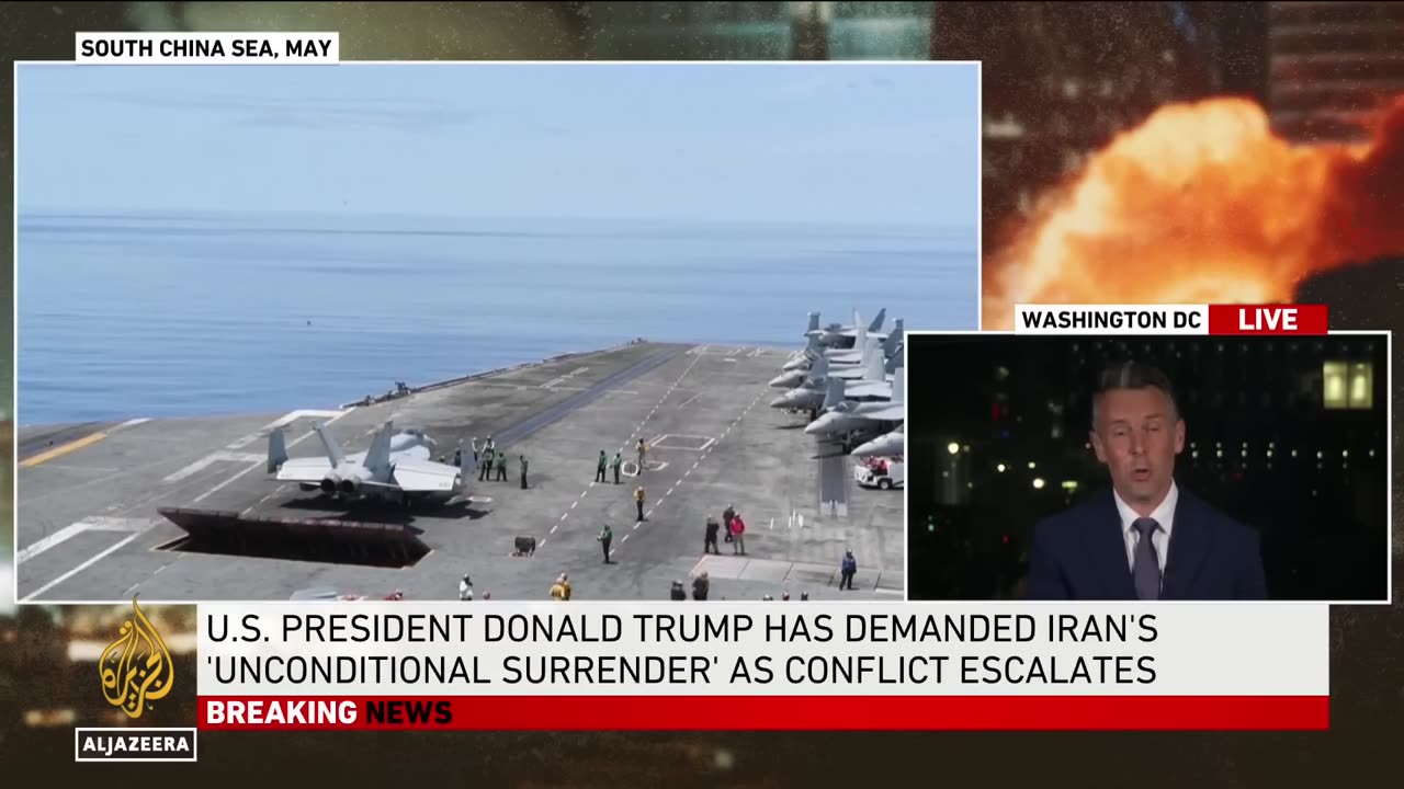 TRUMP DEMANDS IRAN SURRENDER, THE U.S MOBILIZING FOR WAR!!