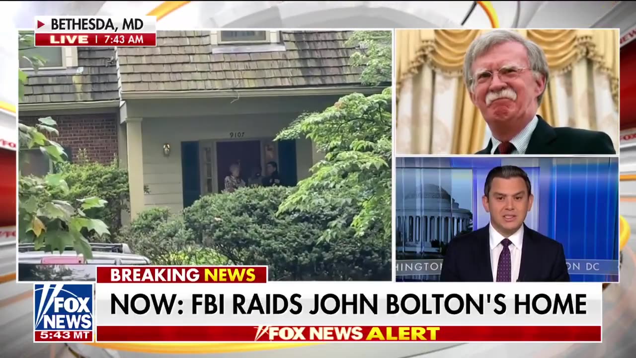 BREAKING: John Boltons home raided by federal agents