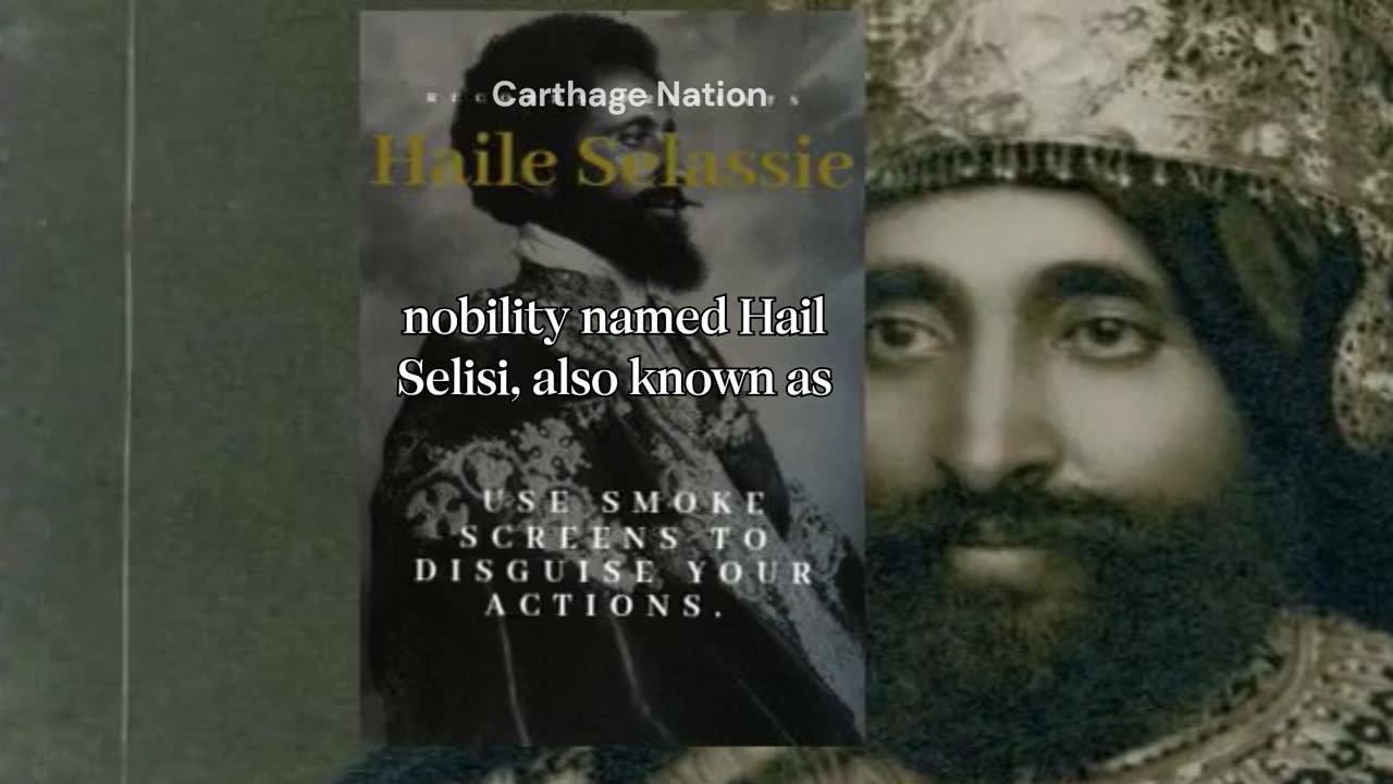 Haile Selassie Emperor of Ethiopia Observance of the Law of Power.