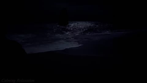 Night Ocean Sounds for Deep Sleep | Relieve Stress, Anxiety and Insomnia
