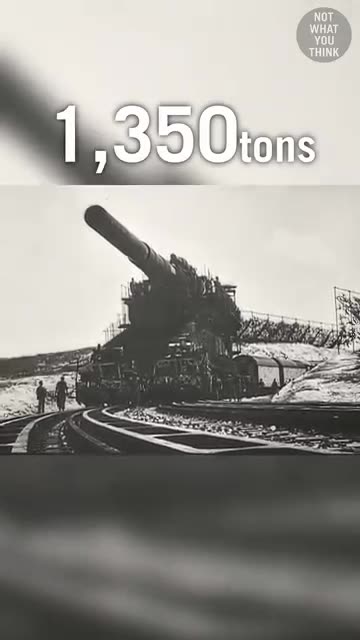 Can You Believe This Is a Gun😱😮 The_Largest_Artillery_Gun_-_Schwerer_Gustav