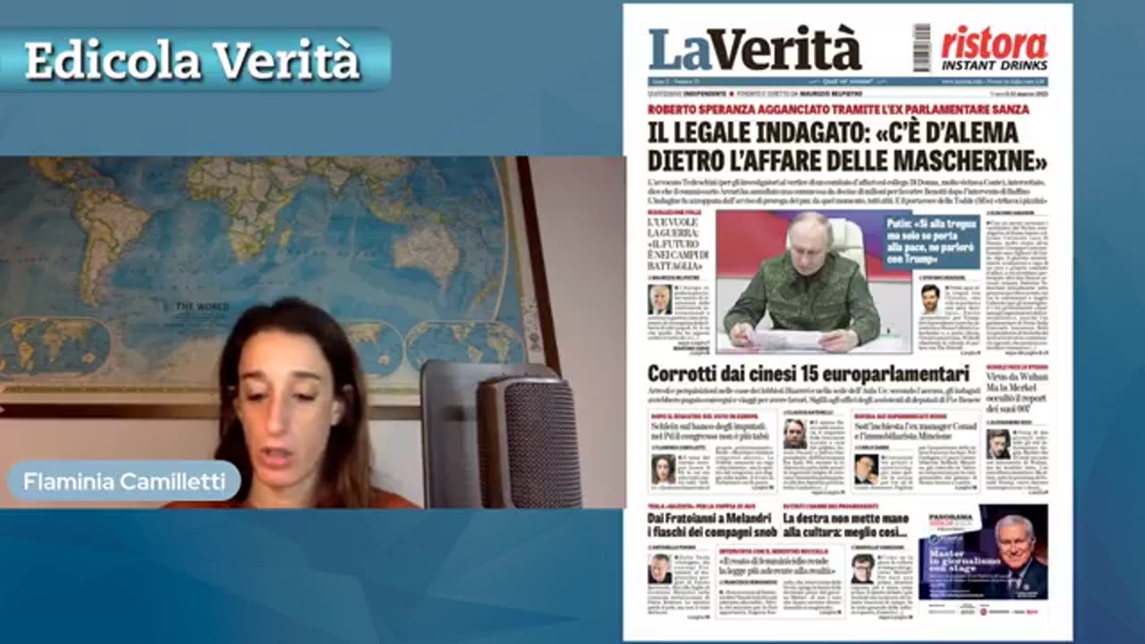 🔴 Edicola Verità, la rassegna stampa de "LaVerità" del 14/03/2025