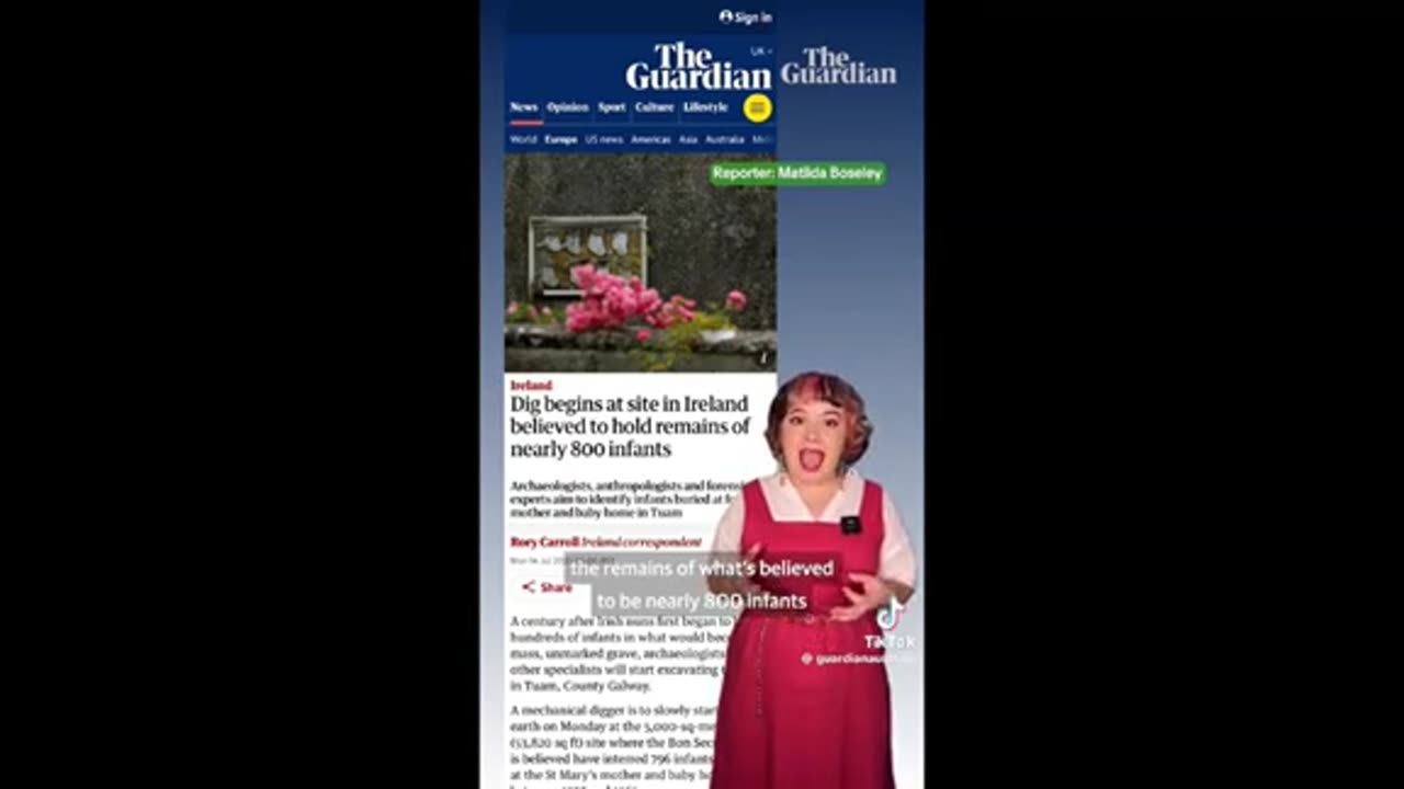 Ireland mass child grave ..