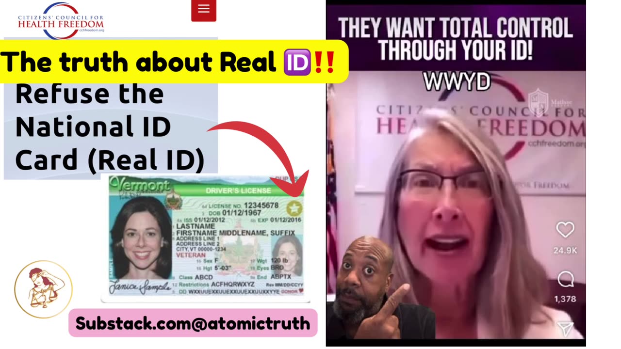 ‼️THE TRUTH ABOUT REAL ID - 🪪 ‼️