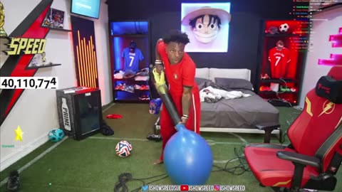 iShowSpeed Does The Human Balloon Challenge!