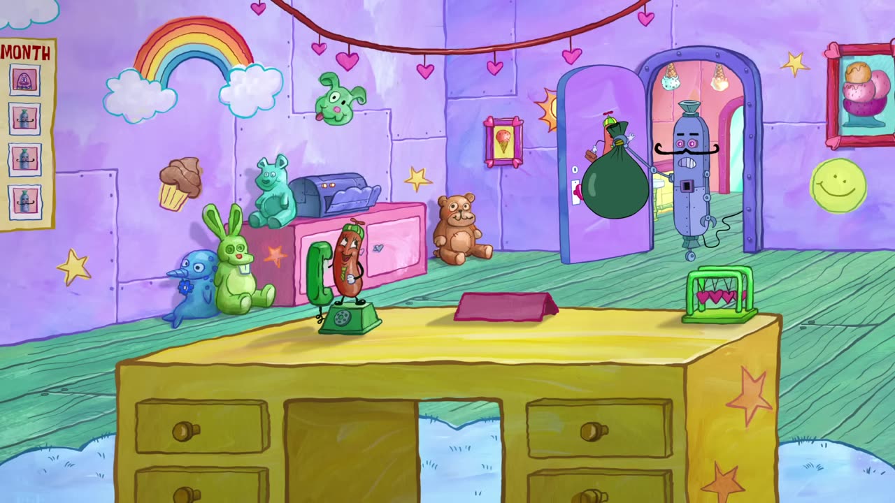 Squidward Becomes Manager of Weenie Hut Jr.'s 🌠| SpongeBob |