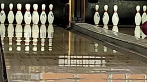 Bowling at Suncoast Hotel & Casino 9/29/25, 2-4-6-7-10 split (highlight)