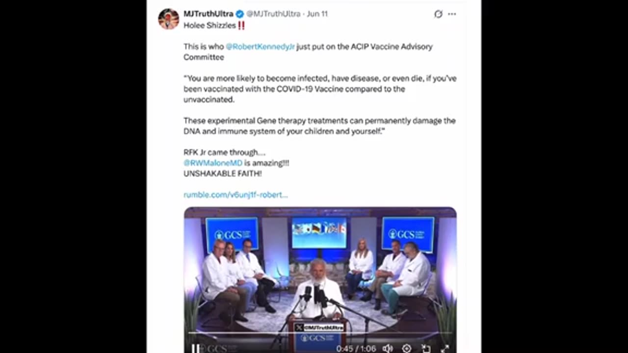 Dr Malone - yep, we knew this years ago ..