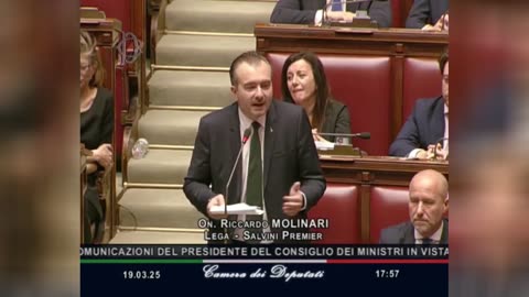 🔴 On. Molinari, in Aula, in merito alle comunicazioni del Pres. Meloni in vista del Consiglio eur.