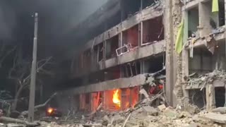 Consequences of Devastating Overnight Strikes on the Kiev Radio Plant