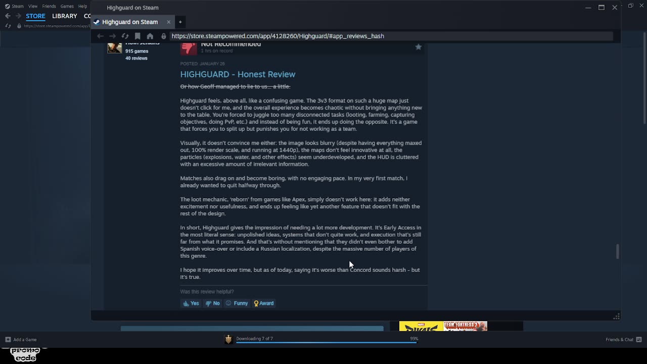 Playing HighGuard before it's too late