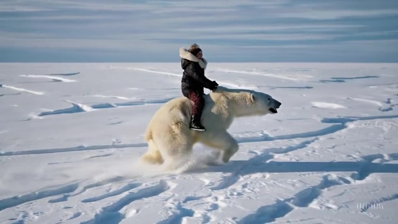 Riding a bear