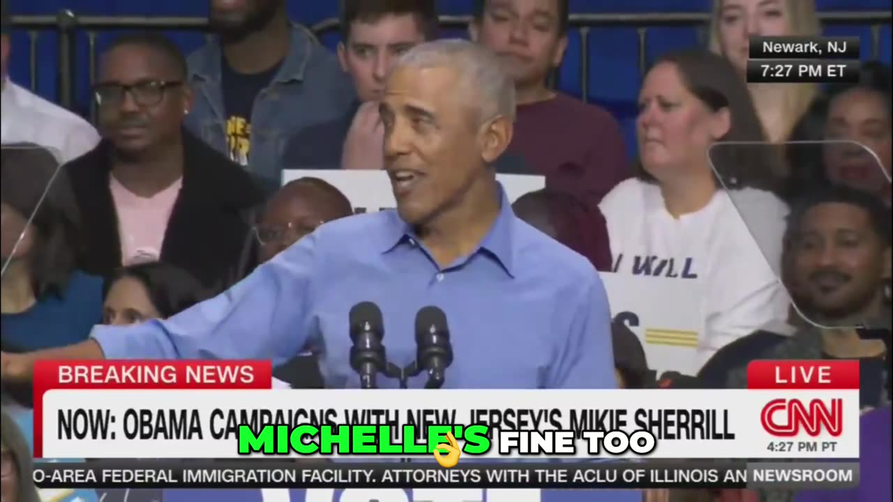 🟢 WATCH: Obama Flirts With Audience Member