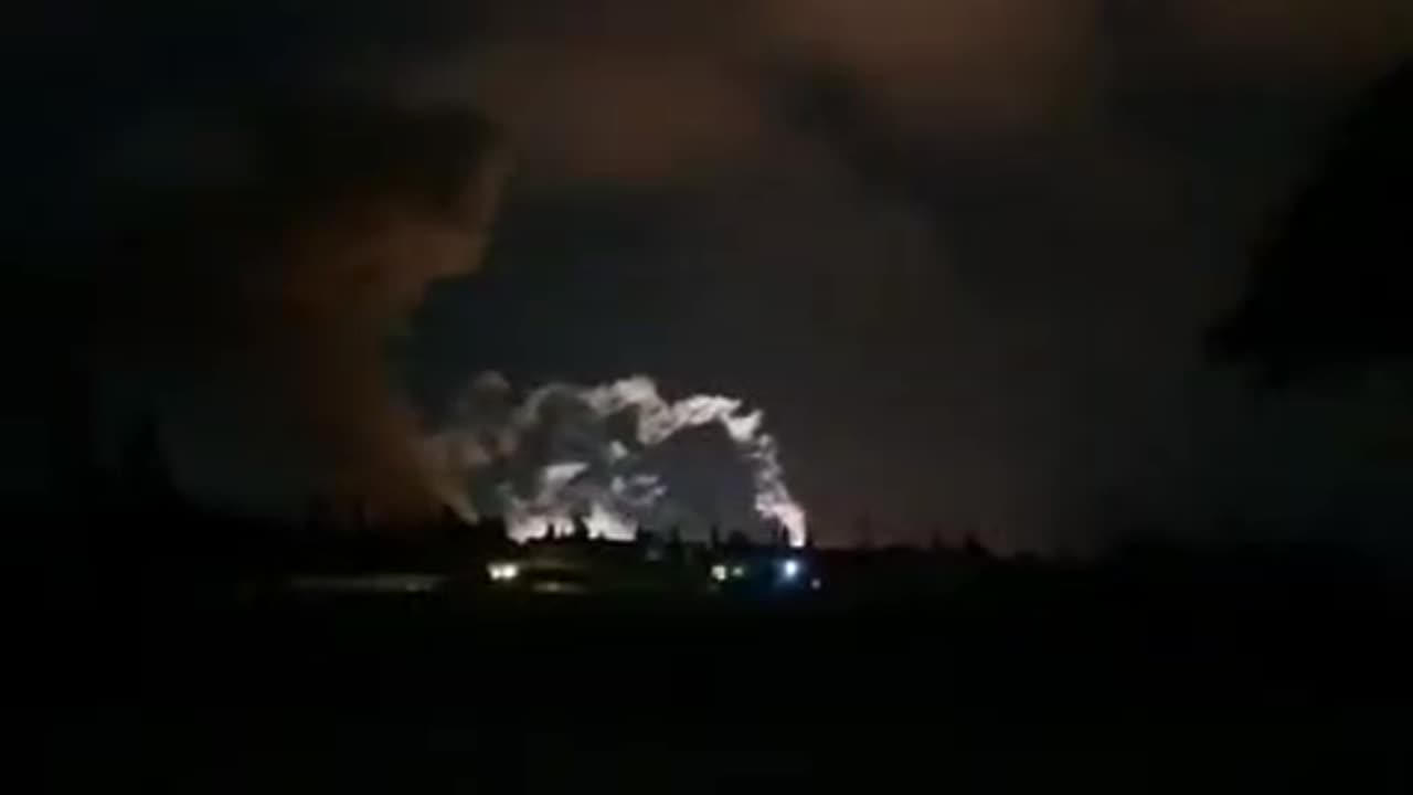 Syrian media reports an Israeli airstrike against a military base near the city of Homs.