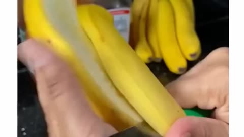 Cutting a Banana the Hard Way 🍌🔪