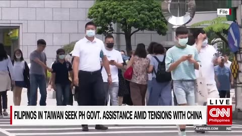 Filipinos in Taiwan seek PH govt. assistance amid tensions with China News Night
