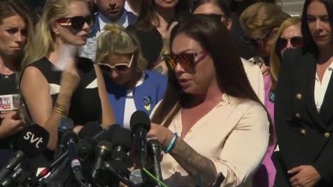 LIVE‼️Victims of Jeffrey Epstein hold a press conference