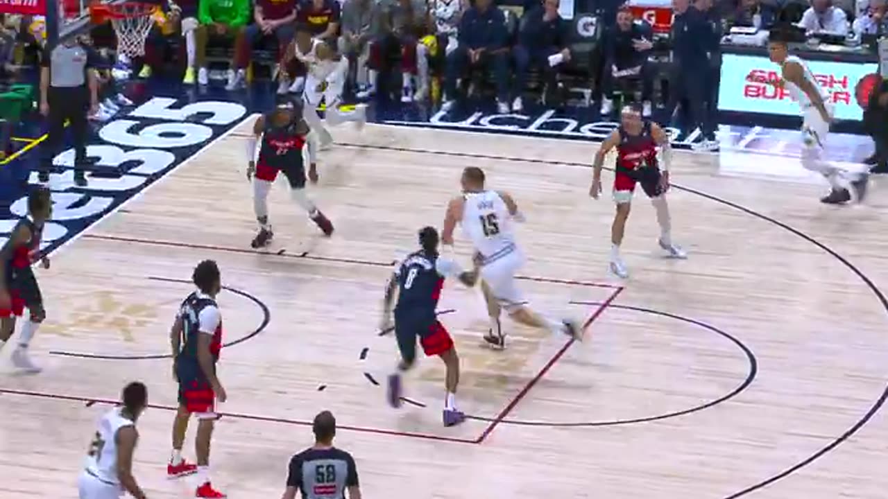 NBA - JOKIĆ AND-1 FOR 20 IN THE 1ST 🙌