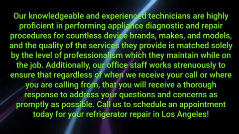 Pacific Appliance Repair Services, INC - Reliable Refrigerator Repair in Los Angeles