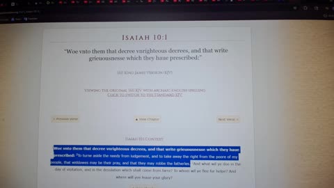 OBADIAH 1:6 AND ISAIAH 10:1-2