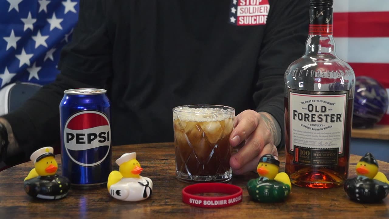 Hank Merrill - Old Forester 100 pf Bourbon Whiskey & Pepsi Cola
