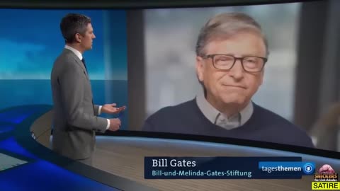 Bill Gates bei der tagesschau