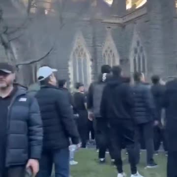 When Muslims surrounded Melbourne Cathedral. A huge provocation.