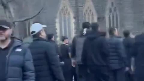 When Muslims surrounded Melbourne Cathedral. A huge provocation.