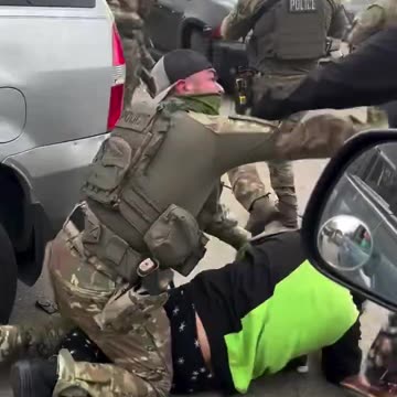 ICE Protester Learns It's Not a Good Idea to Try to Slam a Car Door on a DHS Officer