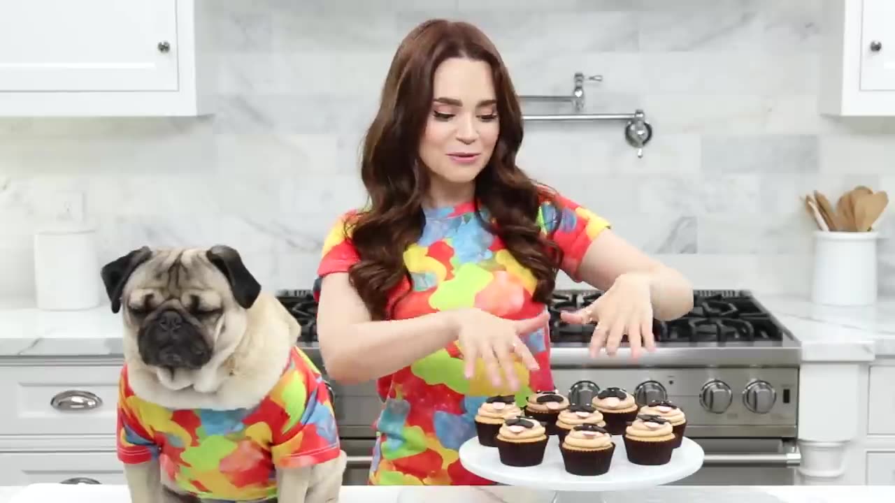 DIY PUG CUPCAKES w- Doug the Pug! - YouTube
